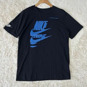 【NIKE】ダブルスウォッシュ プリント 刺繍ロゴ Tシャツ M 半袖Tシャツ スポーツミックス アウトドア ランニング