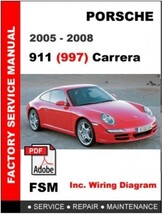 PORSCHE 911 CARRERA ( 997 ) 2005 - 2008 ワークショップマニュアル サービスリペアマニュアル 配線図 整備書_画像1