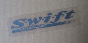 ●Swift製／正規 Swift・Springs・ステッカー・ガンメタ・タイプ①-② ／非売・新品●