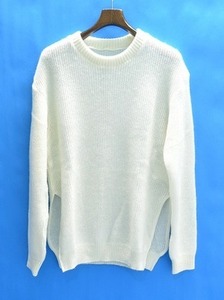 juha ユハ MOHAIR SLIT KNIT モヘア スリットニット 2 ホワイト SWEATER セーター BIG ビッグシルエット OVER オーバーサイズ モヘヤ