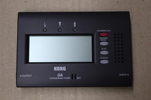 [ unused goods ]KORG( Korg ) / GA-40 BK guitar, base for tuner [ battery none, box BORO ]