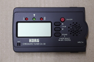 [ unused goods ]KORG( Korg ) / CA-30 black matic tuner [ battery none, box BORO ]