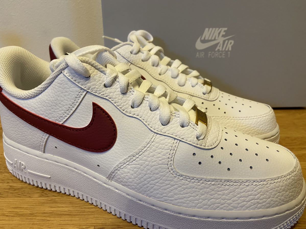 送料無料 26.5cm NIKE AIR FORCE 1 LOW 07 WHITE RED CZ0326-100