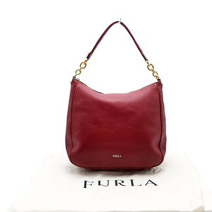 送料無料 フルラ FURLA ハンドバッグ ワンショルダーバッグ 鞄 コメタ ホーボー 肩掛け レザー 本革 M 赤系 レディース