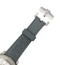 送料無料 美品 フェンディ 腕時計 クォーツ フェンダスティック クロノグラフウォッチ アナログ ウォッチ 45MM 銀系 メンズ_画像4