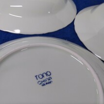 g_t H011 TONO CHINA カレー皿　5皿　スプーン　5客　シチューにも♪　洋食器_画像5