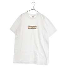 SUPREME シュプリーム 22SS × BurberryBurberry Box Logo Tee ×バーバリーボックスロゴクルーネック半袖Tシャツ ホワイト_画像1