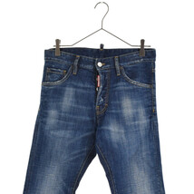 DSQUARED2 ディースクエアード 22-23AW COOL GUY JEAN S74LB1026 クールガイジーンズ デニムパンツ ボタンフライ インディゴ_画像3