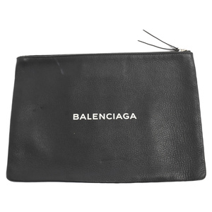 BALENCIAGA バレンシアガ EVERYDAY LOGO CLIP M エブリデイロゴクリップM クラッチバッグ 485110 ブラック