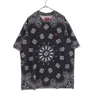 SUPREME シュプリーム 21SS Bandana Small Box Tee Black バンダナ スモールボックスロゴ 半袖Tシャツ ブラック