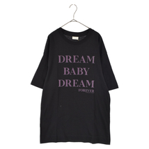 DRIES VAN NOTEN ドリスヴァンノッテン フロントプリント コットン半袖Tシャツ ブラック カットソー 73-11-24-11001-TN_画像1