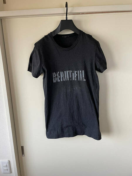 Dior homme &#34;BEAUTIFLL&#34; プリントＴシャツ