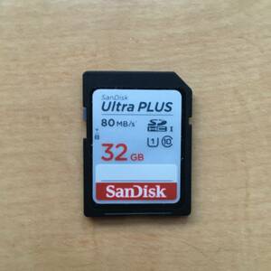 SanDisk 32GB SD HC CLASS⑩／ SDカード カーナビ Ultra PLUS