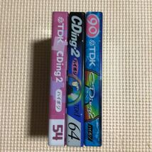 TDK CDing2 54.64.90 ハイポジション　カセットテープ3本セット【未開封新品】★_画像2