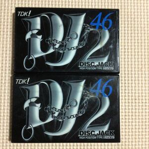 TDK DJ2 46 ハイポジション　カセットテープ2本セット【未開封新品】★
