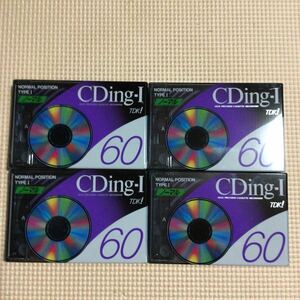 TDK CDing-Ⅰ 60 ノーマルポジション　カセットテープセット【未開封新品】★