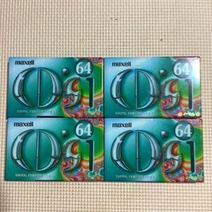 maxell CD's 1 64 ノーマルポジション　カセットテープ4本セット【未開封新品】■