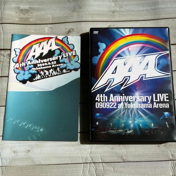 AAA 4th Anniversary LIVE 090922 at Yokohama Arena DVD