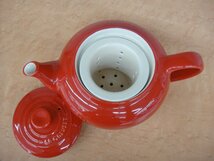 58106RT Le Creuset ル クルーゼ ティーポット レッド 茶こし付き 未使用品_画像5