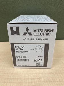 018★未使用品・即決価格★三菱 MITSUBISHI ノーヒューズ遮断器 低圧遮断器 NF63-CV 3P 50A