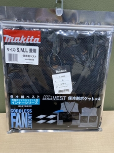 018★未使用品・即決価格★マキタ makita 保冷剤ベスト A-68688 ※サイズ:S・M・L