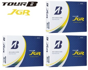 ブリヂストンゴルフ TOUR B JGR ゴルフボール 3ダースセット ホワイト 2023年モデル