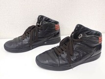 豊20CBP/8A〇GUCCI グッチ インターロッキングG ハイカット スニーカー ブラック 295322 サイズ7 1/2〇_画像2