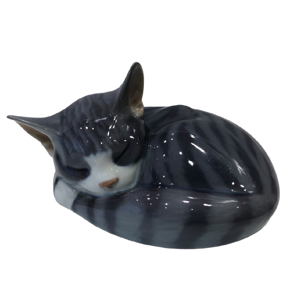 ヤフオク! -「眠り猫 置物」の落札相場・落札価格