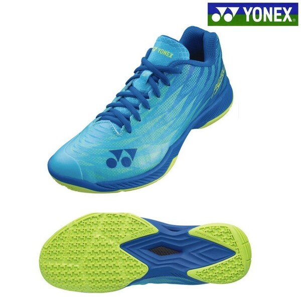 【SHBAZ2M(470) 22.5】YONEX(ヨネックス) バドミントンシューズ　パワークッション エアラスZメン　シアン　新品未使用　2023年8月発売