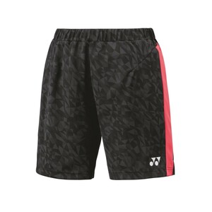 【YONEX　15152(007)　S】YONEX(ヨネックス）メンズニットハーフパンツ　ブラック　バドミントン　テニス　ソフトテニス　2023 8月最新商品