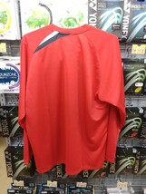 【16665Y（651）M】YONEX　ユニロングスリーブTシャツ　スカーレット Mサイズ 新品 未使用 タグ付 バドミントン　2023モデル　展示会限定_画像2