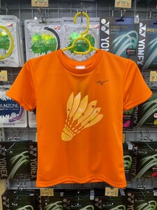 [MIZUNO 72JA2Z2254 140]MIZUNO( Mizuno ) T-shirt Z orange .... badminton tennis soft tennis ... blade 