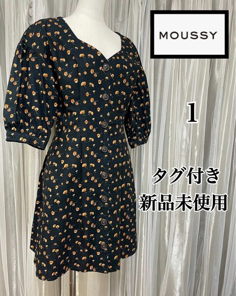 タグ付き新品未使用 moussy TINY FLOWER MINI ワンピース