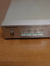 【通電のみ確認済】Technics テクニクス ステレオグラフィックイコライザー SH-8045 オーディオ機器 シルバー_画像2