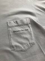 90s BANANA REPUBLIC Tシャツ / コットン ホワイト プリント イラスト 動物 魚 半袖 USA ビンテージ T2-07004-0_画像5