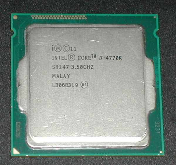 ジャンクCPU　i7 4770K　LGA1150