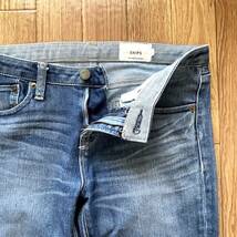 美品:レディース SHIPS Skinny pants Denim jeans シップス スキニーパンツ デニムジーンズ YKKファスナー 5ポケット インディゴブルー_画像5