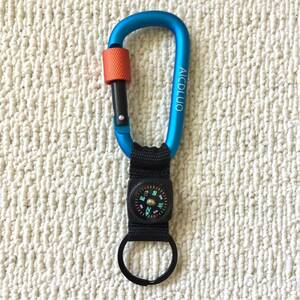 新品同様 BEAMS Carabiner Compass Keyholder ビームス カラビナ 方位磁石キーホルダー EDC OUTDOOR UTILITY AUTHENTIC エブリデイキャリー