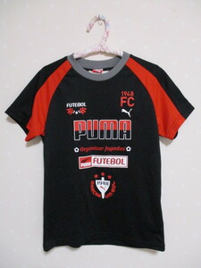 ё　PUMA プーマ　ё スポーツ半袖Tシャツ ■140cm■黒