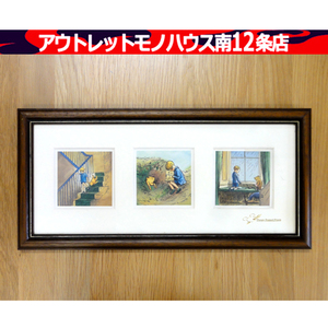 Disney Framed Prints Classic Pooh 額画 クラシック プー くまのプーさん レトロ 額装 装飾 インテリア 札幌市 中央区