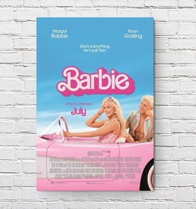 バービー 映画ポスター Barbie US版 黒フレーム付き A3サイズ mi2