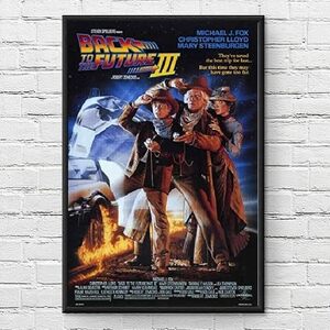 バックトゥザフューチャー 3 映画ポスター US版 11×17インチ (27.9×43.2cm) mp1