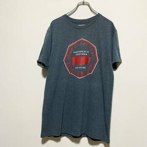 アメリカ古着　Levi's リーバイス　半袖　Ｔシャツ　プリント　Ｍサイズ　クルーネック　グレー　【P48】