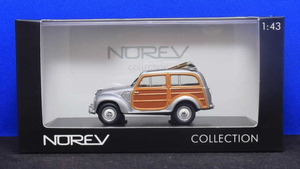 モデルカー 1/43 NOREV/ノレブ フィアット 500C ジャルディニエラ レグノ 1949 オープントップ グレー