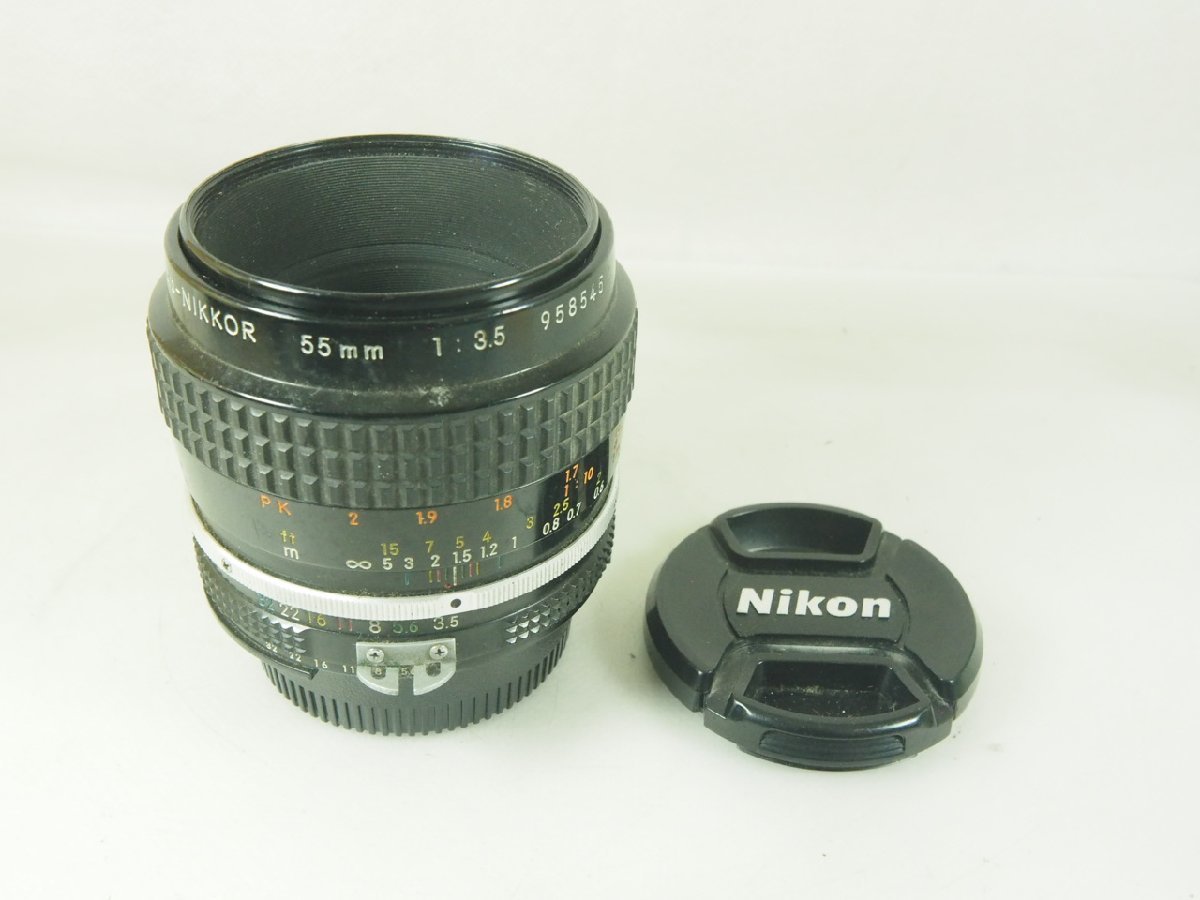 ヤフオク! -「ai micro nikkor 55mm f3.5」(レンズ) (カメラ、光学機器