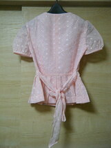 昭和レトロ　レース　スカートスーツ　R7716　薄いピンク_画像2