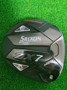 【送料無料】DUNLOP ダンロップ SRIXON スリクソン ZX7 mk2 mkⅡ ZX-7マーク2 9.5° 9.5度 ヘッド単品。ヘッドカバー付（DH254）