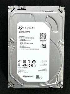 【送料無料】 ★ 3TB ★　ST3000DM001　/　Seagate　【 使用時間：251ｈ 】　良品　3.5インチ 内蔵HDD　SATA600　シーゲート　