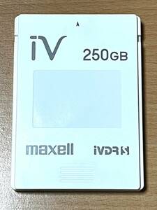 ★送料無料★動作品　iVDR-S カセットハードディスク　250GB　ホワイト　マクセル/maxell　アイヴィ　M-VDRS　Wooo対応　①