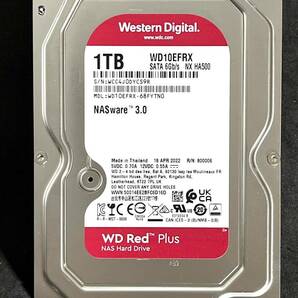 【送料無料】　★ 1TB ★　WD Red　/　WD10EFRX　【使用時間： 42 ｈ】 2022年製　新品同様　3.5インチ内蔵HDD　SATA Western Digital RED